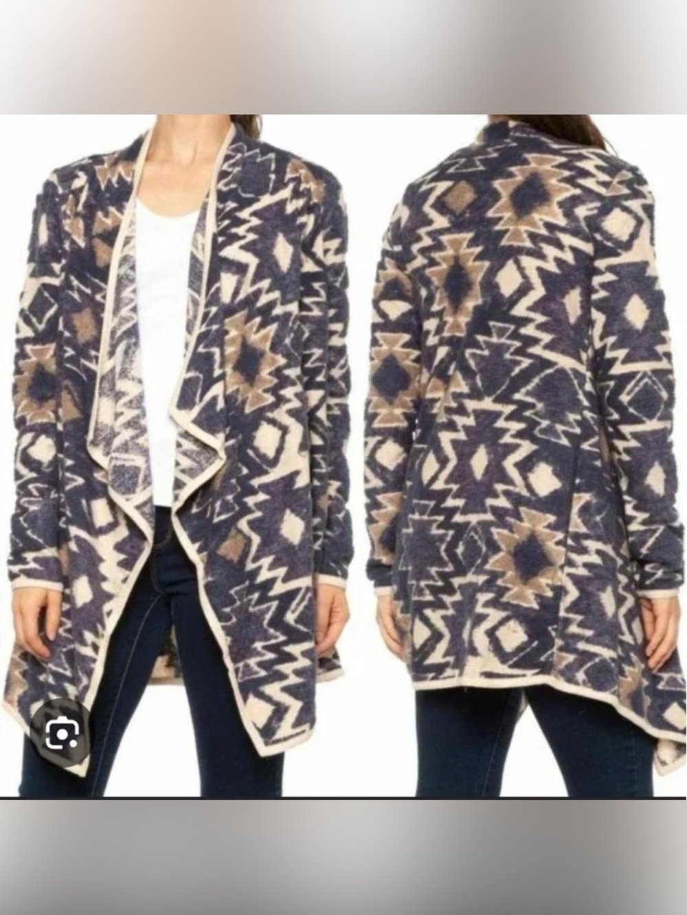 NWT Lucky Brand Open Front Cardigan